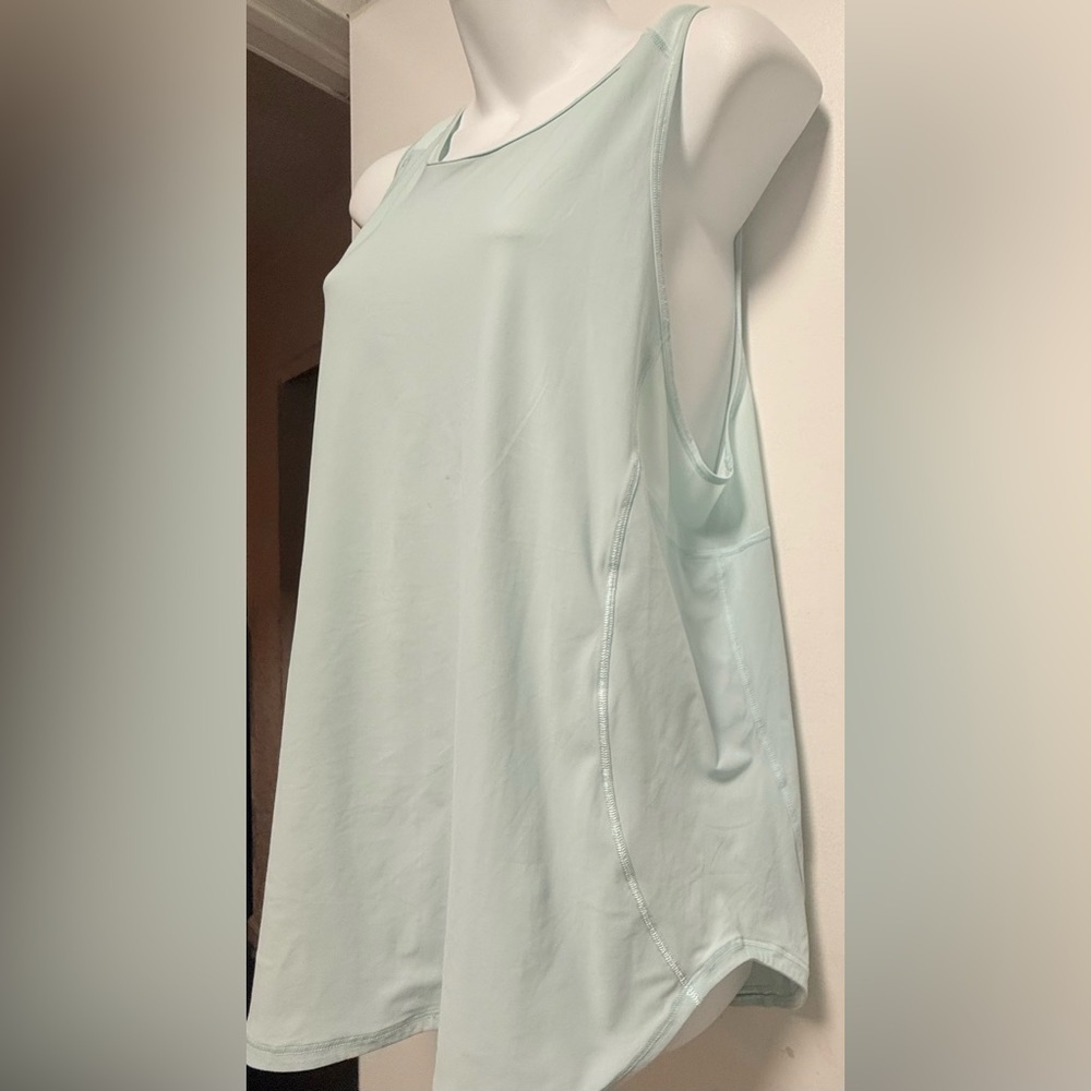 Lululemon Athletica Green Asymmetrical Sleeveless Tank